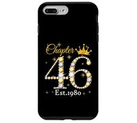 Chapter 46 Fabulous Since 1980 46th Birthday Women Girls Custodia per iPhone 7 Plus/8 Plus