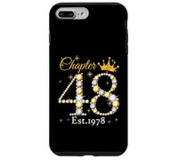 Chapter 48 Fabulous Since 1978 48th Birthday Women Girls Custodia per iPhone 7 Plus/8 Plus