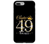 Chapter 49 Fabulous EST 1977 49th Birthday Queen Diamond Custodia per iPhone 7 Plus/8 Plus