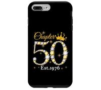 Chapter 50 Fabulous Since 1976 50th Birthday Women Girls Custodia per iPhone 7 Plus/8 Plus