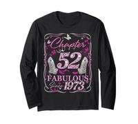 Chapter 52 Fabulous Since 1973 52nd Diamond Birthday Queen Maglia a Manica