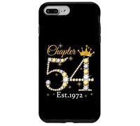 Chapter 54 Fabulous EST 1972 54th Birthday Queen Diamond Custodia per iPhone 7 Plus/8 Plus