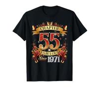 Chapter 55 Fabulous Since 1971 55th Birthday Women Girls Maglietta