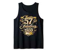 Chapter 57 Fabulous Since 1969 Floral 57th Birthday Women Canotta