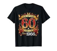 Chapter 60 Fabulous Since 1966 60th Birthday Women Girls Maglietta