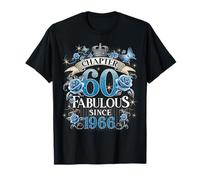 Chapter 60 Fabulous Since 1966 Roses 60th Birthday Women Maglietta