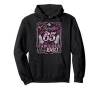 Chapter 65 Fabulous Since 1960 65th Diamond Birthday Queen Felpa con Cappuccio