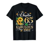 Chapter 65 Fabulous Since 1961 65th Birthday Women Girls Maglietta
