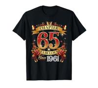 Chapter 65 Fabulous Since 1961 65th Birthday Women Girls Maglietta