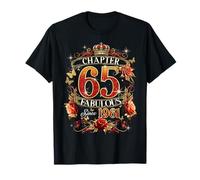 Chapter 65 Fabulous Since 1961 65th Birthday Women Girls Maglietta