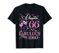 Chapter 66 Fabulous EST 1960 66th Birthday Queen Diamond Maglietta