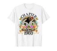 Chapter 66 Fabulous Since 1960 66th Birthday Women Girls Maglietta