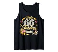 Chapter 66 Fabulous Since 1960 Floral 66th Birthday Women Canotta