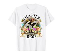Chapter 67 Fabulous Since 1959 67th Birthday Women Girls Maglietta