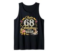 Chapter 68 Fabulous Since 1958 Floral 68th Birthday Women Canotta