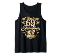 Chapter 69 Fabulous Since 1957 Floral 69th Birthday Women Canotta