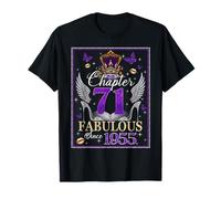 Chapter 71 Fabulous Since 1955 71st Birthday Women Girls Maglietta