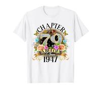 Chapter 79 Fabulous Since 1947 79th Birthday Women Girls Maglietta