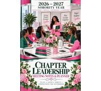 Chapter Leadership Meeting Notes & Planner: Pink and Green Edition