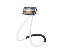 Chapter Seven Supporto universale per smartphone, da appendere al collo, supporto flessibile per telefono cellulare, rotazione libera fai da te per molteplici funzioni (bianco)