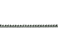 Chapuis BC13 - Cavo rivestito in PVC in acciaio zincato, 30 kg, diametro 1/2 mm, bobina da 100 m, colore: Grigio