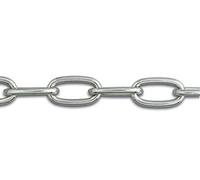 Chapuis BF2 Bobina di catena saldata a maglia forzato in acciaio zincato 36 kg, diametro 2,5 mm x 25 m