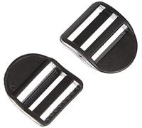 Chapuis cbs25 - Set di 2 pezzi orecchini di serraggio in poliammide, Nero, Nero