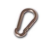 Chapuis POI5 Moschettone pompiere - Acciaio inossidabile - 100 kg - Diametro 5 mm - Lunghezza 50 mm