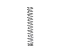 Chapuis RSC7 Molla di Compressione Acciaio Zincato, Grigio, 80 mm, Set 6 Pezzi