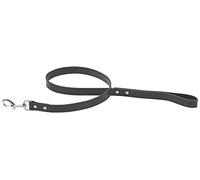 CHAPUIS SELLERIE SLA036 Guinzaglio per cani - Similpelle nero - Larghezza 15 mm - Lunghezza 1 m - Misura S