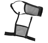 CHAPUIS SELLERIE SLA600 Museruola Regolabile per Cani - Nylon Nero - Muso 14-18 cm - Collo 25-40 cm - Misura M