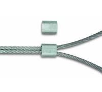 Chapuis VMAN20 Confezione di 4 manicotti - Alluminio - Per cavo di diametro di 2 mm