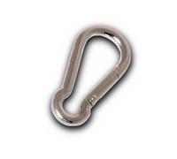 Chapuis VPO00 Moschettone pompiere - Acciaio zincato - Diametro 5 mm - Lunghezza 50 mm