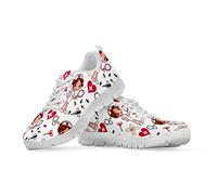 chaqlin Infermiera Sneakers Bianco Donna Casual Scarpe Basse Scarpe estive Mesh comode Scarpe da Donna Donna Ragazze Carine Calzature Taglia EU36