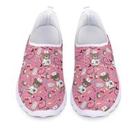 chaqlin Scarpe da ginnastica da corsa per donne e uomini, casual, sport, passeggiate, palestra, senza lacci, da corsa, mocassini traspiranti, Modello infermiera 1, 40 EU