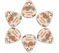 Chaqlin You are awesome sloth Stampato Chitarra Plettri 12 Pezzi, Ukulele Chitarra Plettri Mats per Chitarra Acustica, Chitarra Elettrica Basso Ukulele Banjo