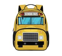 chaqlin Zainetto per la scuola materna, per bambini dai 4 ai 6 anni, Bus scolastico, M, Preppy
