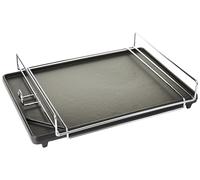 Char-Broil Accessorio Piastra in ghisa per bruciatore laterale con supporto | Plancha