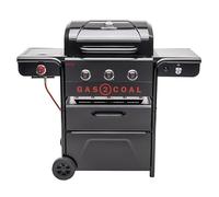Char-Broil Gas2Coal 330 - Barbecue a gas e carbone, edizione speciale con piastra
