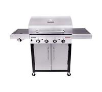 Char-Broil New Performance Series 440S - Griglia Barbecue a Gas con 4 Fuochi con Tecnologia TRU-Infrared, Finitura Acciaio Inox