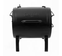 Char-Griller EasyDump E82424 Barbecue a carbonella portatile e braciere laterale per affumicatore, 250 mq in spazio di cottura, padella per cenere, doppio ammortizzatore regolabile, nero