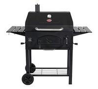 Char-Griller Griglia a carbone e affumicatore tradizionale in nero