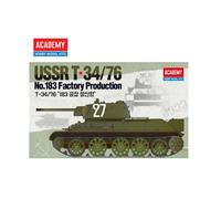 Char USSR T-34/76 No. 183 Factory Produzione ACADEMY 13505 1:3 5 Modellino Per