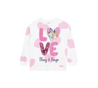 Character Character Bluey And Bingo Sweatshirt With Sequins Heart 116122cm rosa