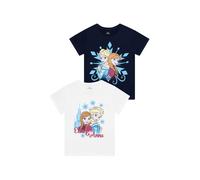 Character Character Disney Frozen T-Shirts 2 Pack 122128cm Bianco