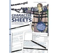 Character Development Sheets (Blank Expressions): 20, Six-Page Character Profiles for Screenwriters, Authors & World Builders, 8.5"x11", Soft Cover