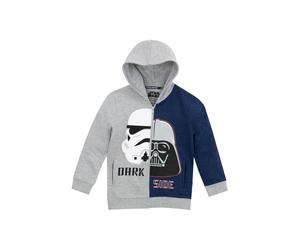 Character Felpa con cappuccio e zip con personaggio Star Wars 110116cm Grigio
