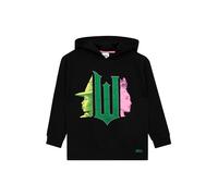Character Felpa con cappuccio in cotone 100% con personaggi Wicked Elphaba e Glinda 134140cm Nero