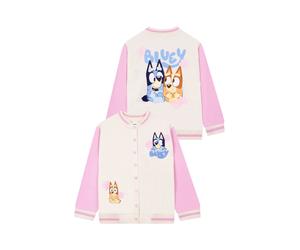 Character Giacca bomber per ragazze con personaggio Bluey e Bingo 134140cm rosa