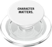 Character Matters Citazione motivazionale per tutti PopSockets PopGrip per MagSafe